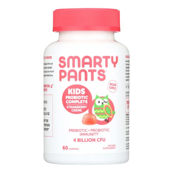 Smartypants Kids Probiotic - Straw Creme - 60 Count For Sale