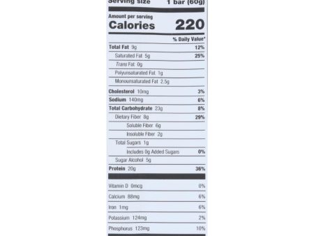 One Peanut Butter Pie Flavored Protein Bar  - Case Of 12 - 60 Grm Cheap