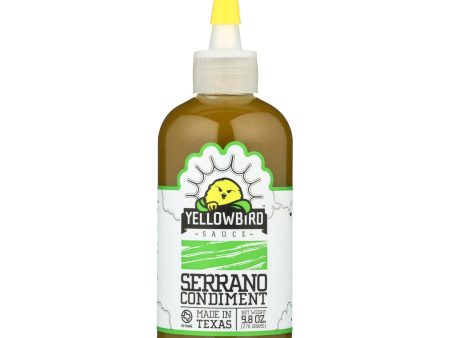 Yellowbird Sauce - Serrano - Case Of 6 - 9.8 Oz Fashion