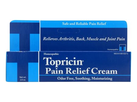 Topricin Anti-inflammatory Pain Relief Cream - 2 Oz For Discount