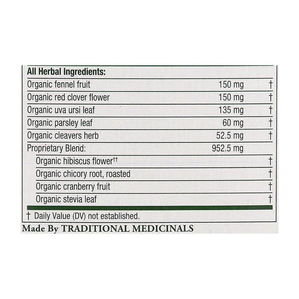 Traditional Medicinals Organic Weightless Cranberry Herbal Tea - 16 Tea Bags - Case Of 6 Cheap