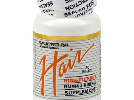 California Natural Hair - 30 Tablets For Discount