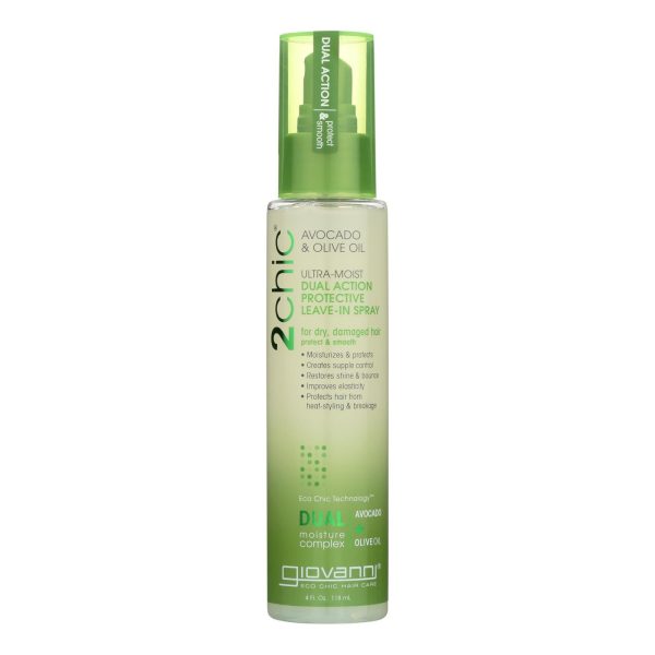 Giovanni Hair Care Products Spray Leave In Conditioner - 2chic Avocado - 4 Oz on Sale