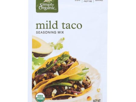 Simply Organic Mild Taco Seasoning Mix - Case Of 12 - 1 Oz. For Cheap