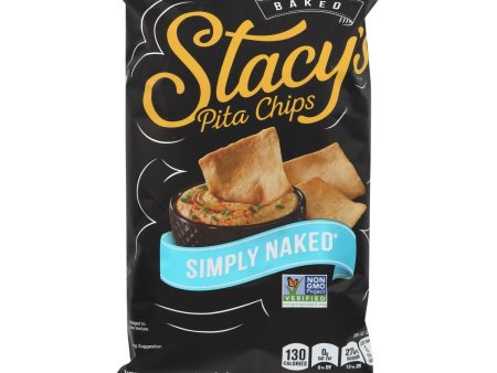 Stacy s Pita Chips Simply Naked Pita Chips - Case Of 12 - 7.33 Oz. Fashion