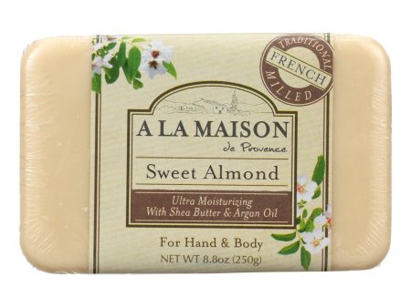 A La Maison - Bar Soap - Sweet Almond - 8.8 Oz Online Sale