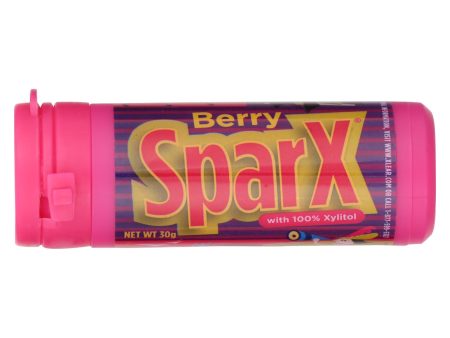 Sparx Candies - Berry - Xylitol - Case Of 6 - 30 Grm Hot on Sale