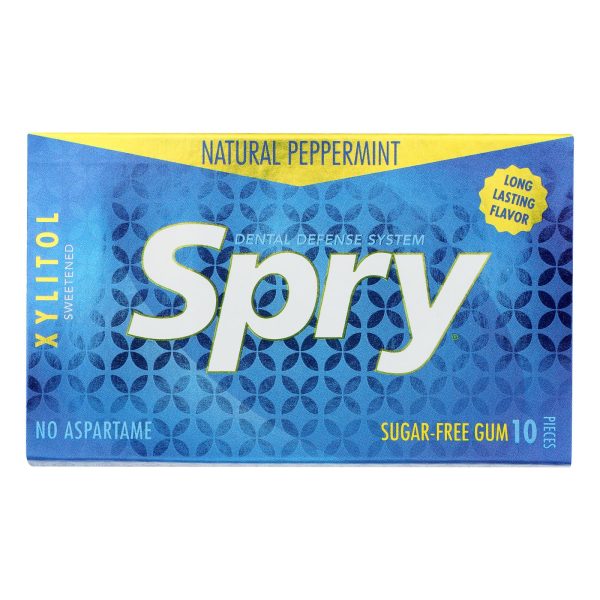 Spry Xylitol Gems - Peppermint - Case Of 20 - 10 Count Discount