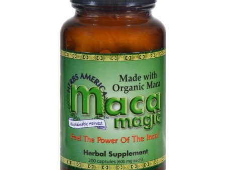 Maca Magic Organic Maca Magic - 200 Capsules Hot on Sale