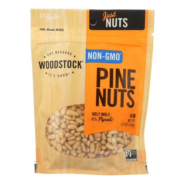 Woodstock Non-gmo Pine Nuts - Case Of 8 - 5.5 Oz Online