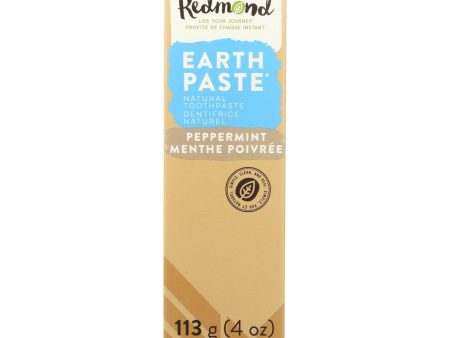 Redmond Trading Company Earthpaste Natural Toothpaste Peppermint - 4 Oz Online Sale