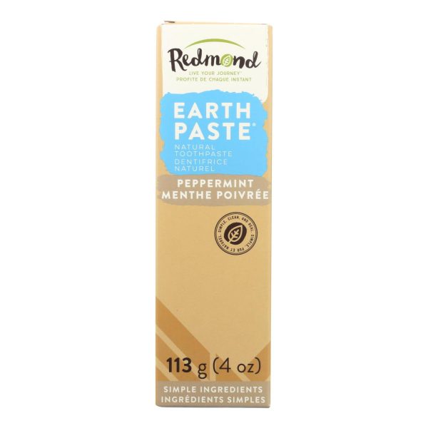 Redmond Trading Company Earthpaste Natural Toothpaste Peppermint - 4 Oz Online Sale