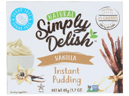 Simply Delish Pudding Mix - Vanilla - Case Of 6 - 1.7 Oz Online now