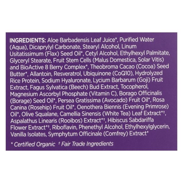 Andalou Naturals Resveratrol Q10 Night Repair Cream - 1.7 Fl Oz on Sale