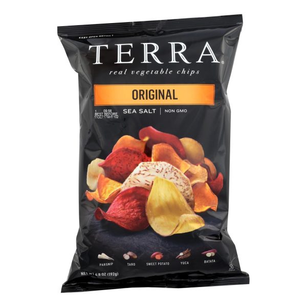 Terra Chips Exotic Vegetable Chips - Original - Case Of 12 - 6.8 Oz. Online Hot Sale