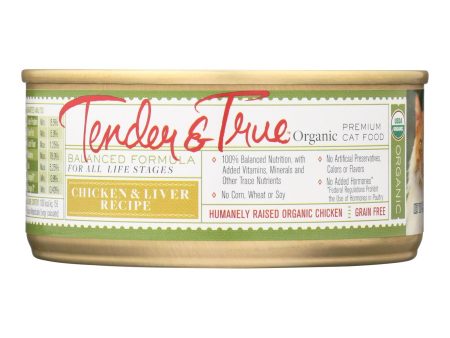 Tender & True Cat Food, Chicken And Liver - Case Of 24 - 5.5 Oz Online