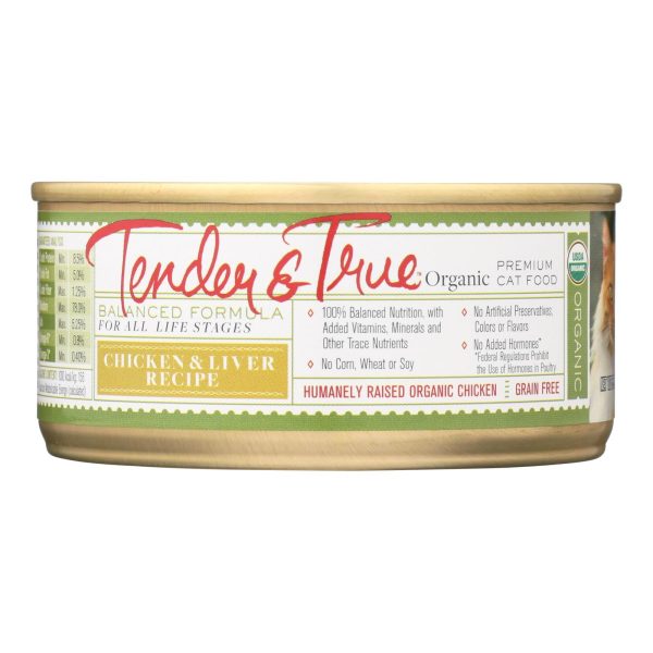 Tender & True Cat Food, Chicken And Liver - Case Of 24 - 5.5 Oz Online