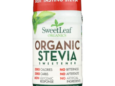 Sweet Leaf Sweetener - Organic - Stevia - 3.2 Oz Fashion