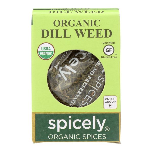 Spicely Organics - Organic Dill Weed - Case Of 6 - 0.1 Oz. For Cheap