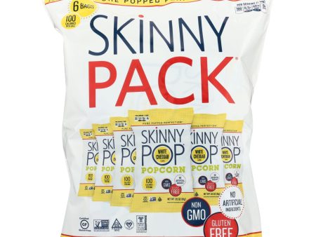 Skinnypop Popcorn Skinny Pop - White Cheddar - Case Of 10 - 0.65 Oz. Supply