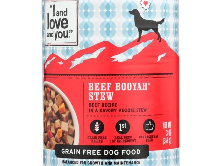 I And Love And You Beef Booyah Stew - Wet Food - Case Of 12 - 13 Oz. Discount