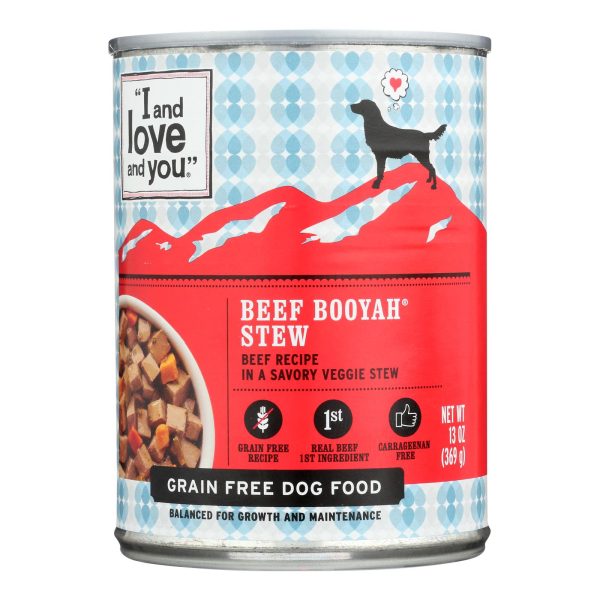 I And Love And You Beef Booyah Stew - Wet Food - Case Of 12 - 13 Oz. Discount