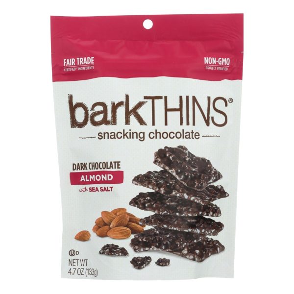 Bark Thins Bark Thins Dark Chocolate - Almond With Sea Salt - Case Of 12 - 4.7 Oz. Discount