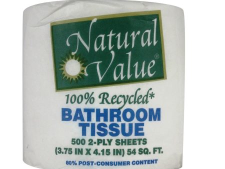 Natural Value Sustainable Bath Tissue - Case Of 48 Online Hot Sale