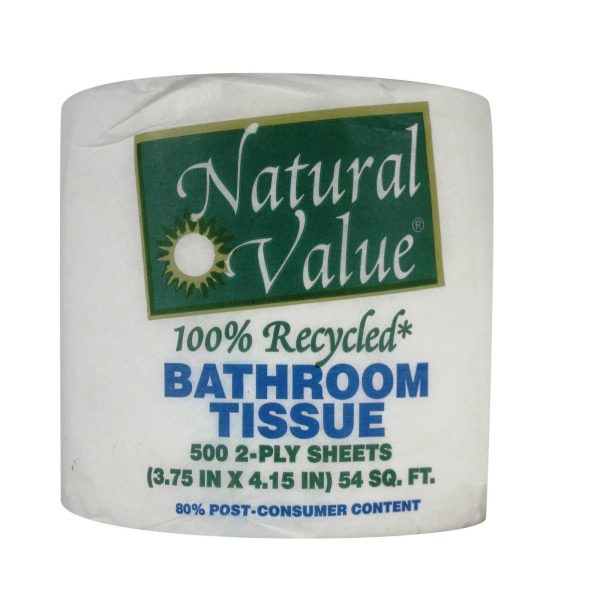 Natural Value Sustainable Bath Tissue - Case Of 48 Online Hot Sale