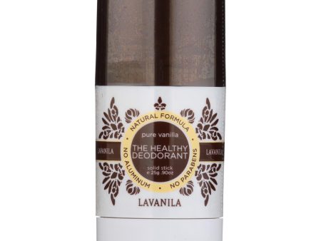 Lavanila Laboratories The Healthy Deodorant - Pure Vanilla Mini - 1 Each - 0.9 Oz. For Sale