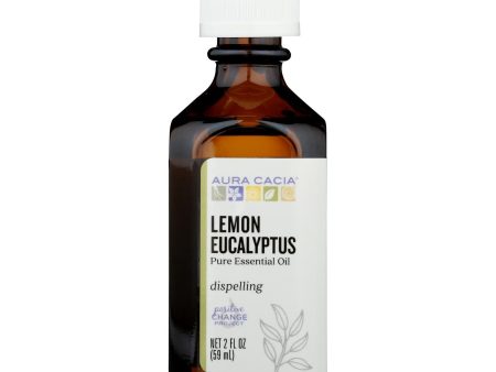 Aura Cacia - Essential Oil Lemon Eucalyptus - 2 Fl Oz Sale