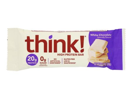 Think Products Thin Bar - White Chocolate - Case Of 10 - 2.1 Oz For Cheap