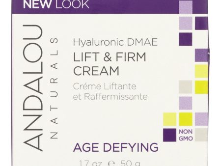 Andalou Naturals Age-defying Hyaluronic Dmae Lift And Firm Cream - 1.7 Fl Oz Online Sale