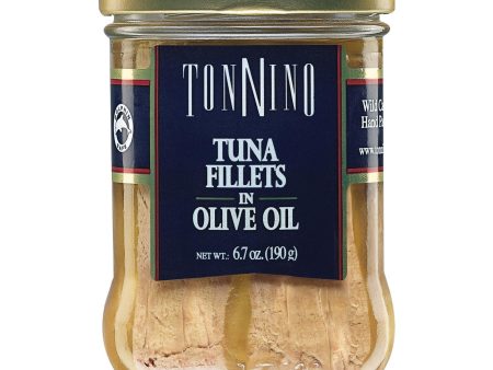 Tonnino Tuna Fillets - Olive Oil - Case Of 6 - 6.7 Oz. Online