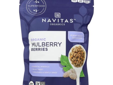 Navitas Naturals Mulberry Berries - Organic - Sun-dried - 8 Oz - Case Of 12 Discount