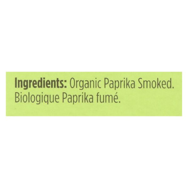 Spicely Organics - Organic Paprika - Smoked - Case Of 6 - 0.45 Oz. Fashion