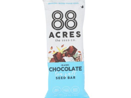 88 Acres - Bars - Chocolate And Sea Salt - Case Of 9 - 1.6 Oz. Discount