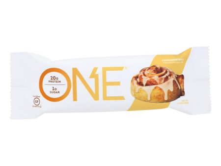 One Cinnamon Roll Protein Bar  - Case Of 12 - 60 Grm Discount