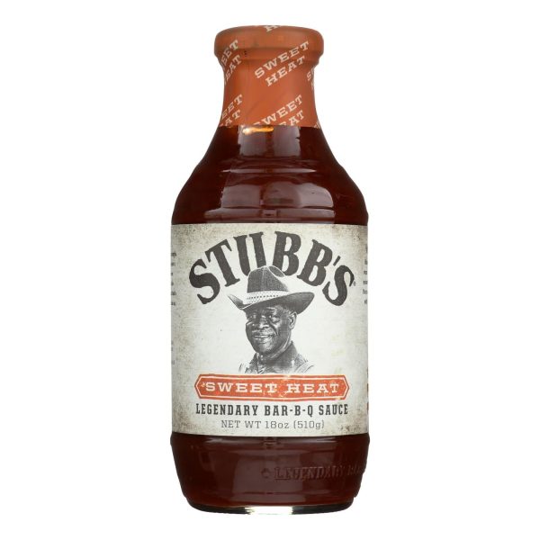 Stubb s Bbq Sauce - Sweet Heat - Case Of 6 - 18 Oz. Online now