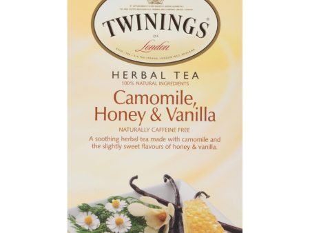 Twinings Tea Herbal Tea - Chamomile Honey And Vanilla - Case Of 6 - 20 Bags Online