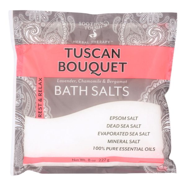 Soothing Touch Bath Salts - Tuscan Bouquet - Case Of 6 - 8 Oz Supply