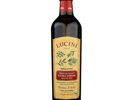 Lucini Italia Olive Oil - Organic - X-virgin - Large - Case Of 6 - 16.9 Fl Oz Online