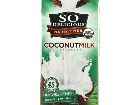 So Delicious Coconut Milk Beverage - Unsweetened - Case Of 12 - 32 Fl Oz. Supply