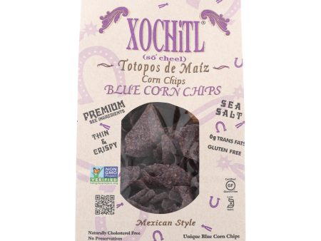 Xochitl Blue Corn Chips  - Case Of 10 - 12 Oz on Sale