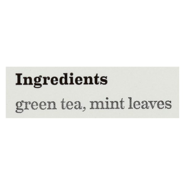 Bigelow Tea Green Tea - With Mint - Case Of 6 - 20 Bag on Sale