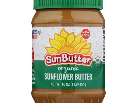 Sunbutter Sunflower Butter - Organic - Case Of 6 - 16 Oz. Fashion