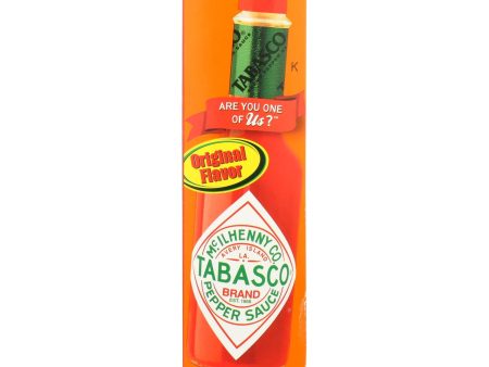 Tabasco Traditional Pepper Sauce Can  - Case Of 12 - 5 Fz For Sale