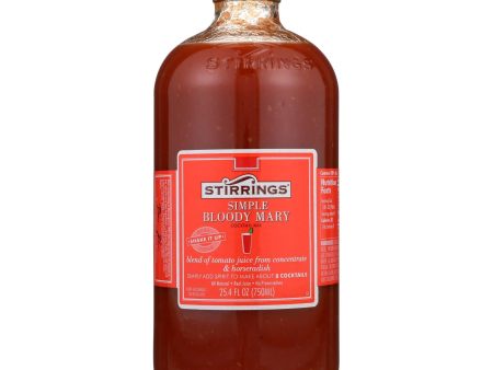 Stirrings Cocktail Mixer - Bloody Mary - Case Of 6 - 750 Ml Sale