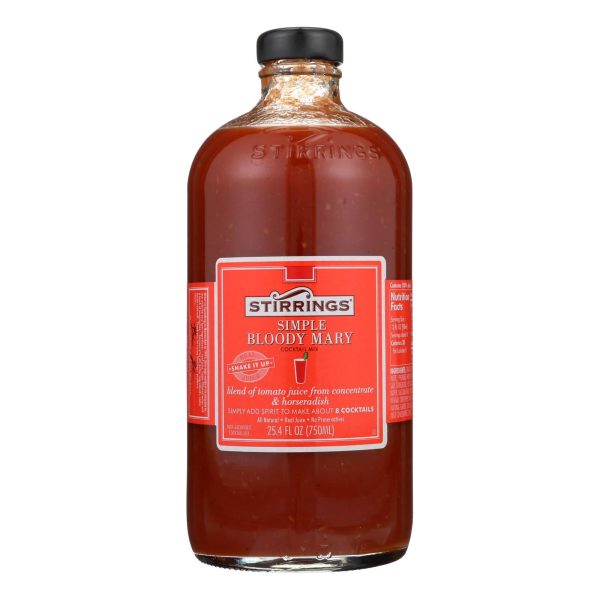 Stirrings Cocktail Mixer - Bloody Mary - Case Of 6 - 750 Ml Sale