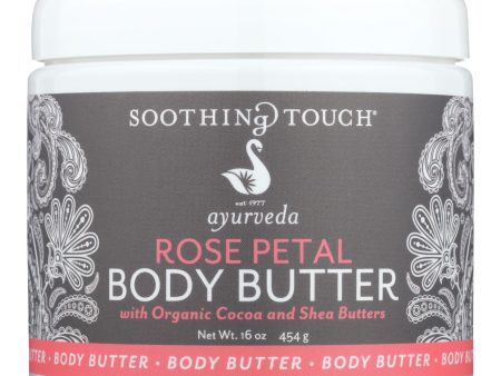 Soothing Touch - Body Butter Rose Petal - 1 Each-13 Oz Online Sale